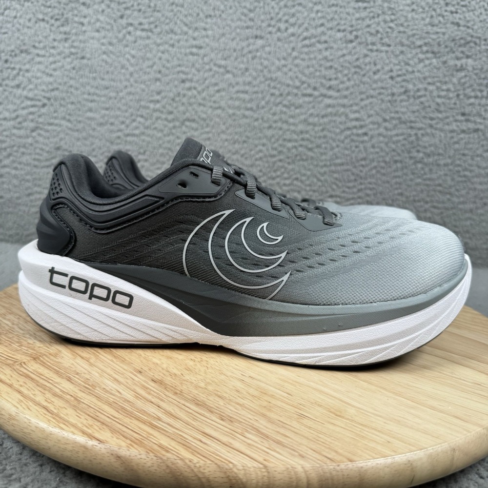 Topo Athletic Phantom 4 Womens Size 10 Grey Grey Road Running Shoes 5MM Drop